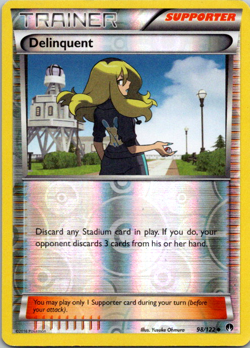 Pokemon TCG Delinquent BREAKPoint 98/122 Reverse Holo Uncommon - Image 1