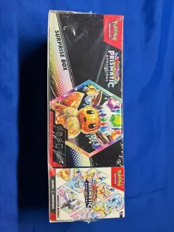 Pokemon Prismatic Evolutions Surprise Box And Booster Bundle Sealed - Image 1