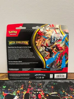 Pokemon TCG Mega Evolution 3 Pack Booster - Psyduck Promo ERROR Sealed (2025) - Image 2