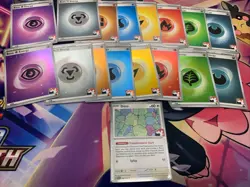 Pokemon 151 Energy Bundle Prize Pack Energy Cosmos Holo Play Stamp + Ditto - Image 1