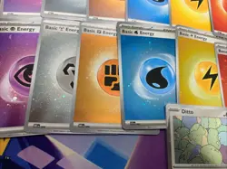 Pokemon 151 Energy Bundle Prize Pack Energy Cosmos Holo Play Stamp + Ditto - Image 2