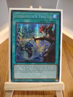 Yu-Gi-Oh Card Fiendsmith's Tract MP25-EN093 2025 Mega-Pack 1st Edition TCG Spell - Image 1