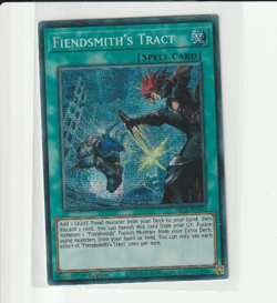 YUGIOH HOLO CARD FIENDSMITH'S TRACT MP25-EN093 1ST EDITION - Image 1