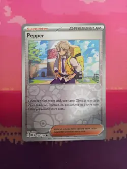 Pokemon Card Arven (Pepper) Obsidian Flames FRENCH Reverse Holo 186/197 NM - Image 1