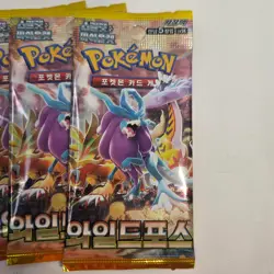 4x Wild Force Pokemon Card Booster Pack Sv5K Korean 5 Packs NEW - Image 2