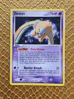 Pokemon TCG Deoxys EX Promo Card 18/107 Regular LP 2005 - Image 1
