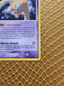 Pokemon TCG Deoxys EX Promo Card 18/107 Regular LP 2005 - Image 4