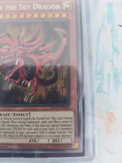 Yu-Gi-Oh Slifer the Sky Dragon KICO-EN063 Ultra Rare Pharaoh's Card - Image 2