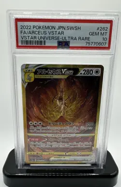Pokemon Arceus VSTAR Vstar Universe 262/172 PSA 10 Ultra Rare Holo Japanese Card - Image 1