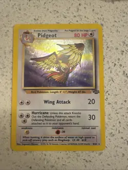 Pidgeot Holo Rare Jungle Unlimited Edition 8/64 NM Pokemon Card WOTC - Image 1