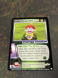 Saiyan Energy Blast - Dragon Ball Z DBZ CCG Score Card Nice! - Image 1