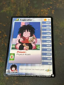 Level 1 Yajirobe - Dragon Ball Z DBZ CCG Score Card Nice! - Image 1