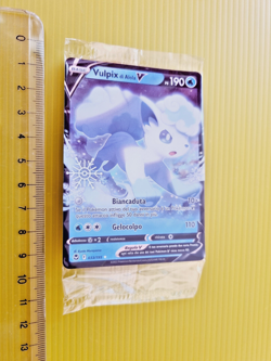 SEALED CARD MINT POKEMON 2022 VULPIX DI ALOLA V 033/195 ITALIAN SILVER TEMPEST - Image 1