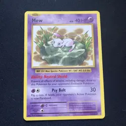 Mew 53/108 Non-Holo Evolutions Pre Release Deck Exclusive Pokemon Card - Image 1