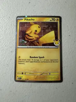 Pikachu 051/162 Holo Stamped Pokemon Day 2026 Promo Pokemon Card - Image 1