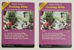 X 2 Evolving Wilds NM-M Adventures in the Forgotten 353 Realms Showcase - Image 1