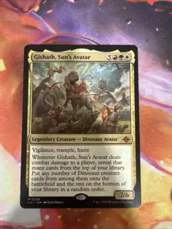 MTG Gishath, Sun's Avatar, NM-Mint, English The Lost Caverns of Ixalan - Image 1
