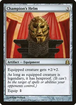 MTG - Champion's Helm - Magic: The Gathering-Commander - X1 - (NM) - - Image 1