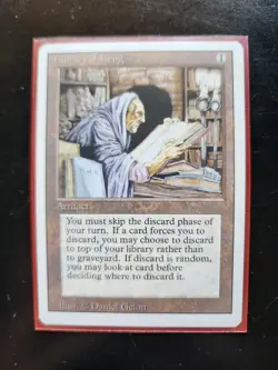 Library of Leng MTG x3 Unlimited Edition x1 Revised Edition Lightly Played LP - Image 2