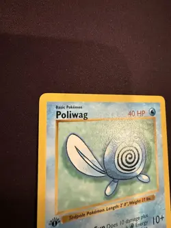 Pokemon TCG 1st Edition Shadowless Poliwag 59/102 Excellent Condition!!! - Image 3