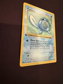 Pokemon TCG 1st Edition Shadowless Poliwag 59/102 Excellent Condition!!! - Image 5