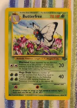 Butterfree 33/64 Jungle Base Set Non-Holo Pokemon Card - Image 1