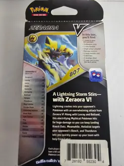 Pokemon TCG ZERAORA V Battle Deck - NEW SEALED - U.S. SELLER - FAST SHIPPING - Image 4