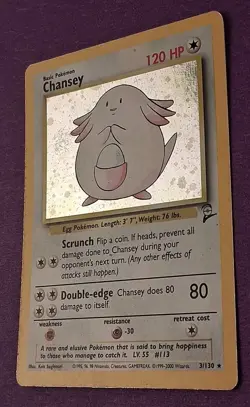 Pokemon TCG Chansey Base Set 2 3/130 Holofoil - Image 2