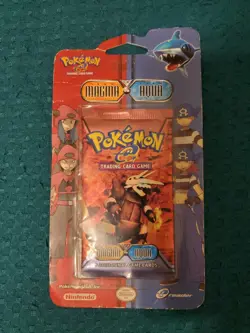 Pokemon EX Team Magma vs Aqua Blister Booster Pack (Aggron Art) 2003 E - Series - Image 1