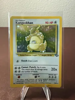 Pokemon TCG Kangaskhan Jungle 5/64 Holo Unlimited Holo Rare - Image 1