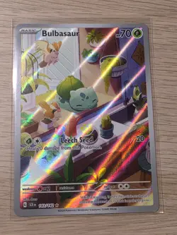 Pokemon TCG - Stellar Crown - Bulbasaur English 184/159 IR - Image 1