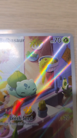 Pokemon TCG - Stellar Crown - Bulbasaur English 184/159 IR - Image 2