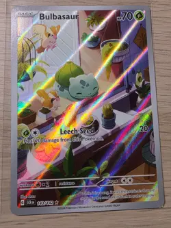 Pokemon TCG - Stellar Crown - Bulbasaur English 184/159 IR - Image 3