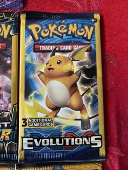Pokemon Sun And Moon Mini Packs. Evolutions XY, Lost Thunder, Guardians Rising. - Image 5