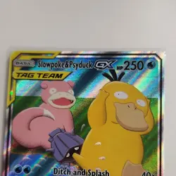 Pokemon Slowpoke & Psyduck GX TAG TEAM Holo alt art 218/236 English - Image 3