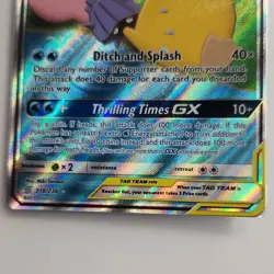 Pokemon Slowpoke & Psyduck GX TAG TEAM Holo alt art 218/236 English - Image 4