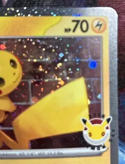 (2) Pikachu 051 /162 Stamped 2026 Pokemon Day 30 Promo TCG With (2) Coin - Image 4