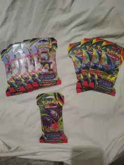 Pokemon TCG Pokemon Phantasmal Flames 10x Sleeved Booster Packs - Image 1