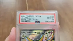 Pokemon TCG Alakazam EX 215/091 Shiny Ultra Rare Paldean Fates Free Shipping - Image 3