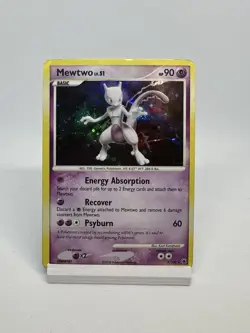 Pokemon TCG - Mewtwo (9/100) Majestic Dawn - Holo with Bleed SWIRL - Image 1