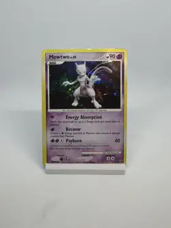 Pokemon TCG - Mewtwo (9/100) Majestic Dawn - Holo with Bleed SWIRL - Image 2
