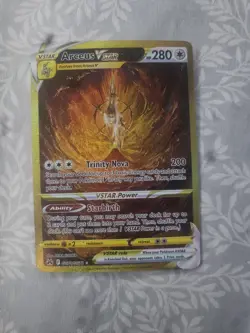 Pokemon Arceus VSTAR GG70/GG70 Crown Zenith Galarian Gallery Holo Secret Rare - Image 1