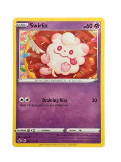 New: 2021 Pokemon TCG Swirlix 067 Chilling Reign Regular Common - Image 1