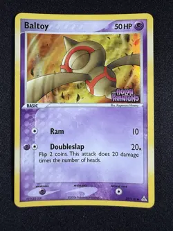 Pokemon TCG Baltoy EX Holon Phantoms 59/110 Reverse Holo Stamped LP - Image 1