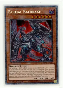 x2 Yugioh! Bystial Baldrake - Starlight Rare - 2025 Mega Pack. See description. - Image 2