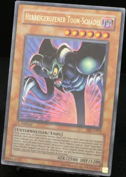 Yu-Gi-Oh! Herbeigerufener Toon-Schadel SRL 1.Edition 1st Ultra Rare [G]| DE 2002 - Image 3