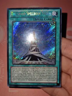The Grand Spellbook Tower (LP) ABYR-EN060 Secret Rare Unlim - Image 2