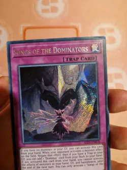 Songs Of The Dominators (LP) ALIN-EN078 Secret Rare 1st Edition - Image 4
