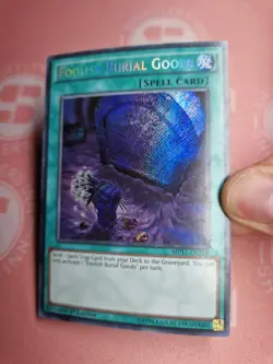 Foolish Burial Goods (LP) MP17-EN218 Secret Rare 1st Edition - Image 2