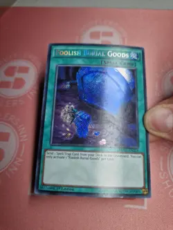 Foolish Burial Goods (LP) MP17-EN218 Secret Rare 1st Edition - Image 5